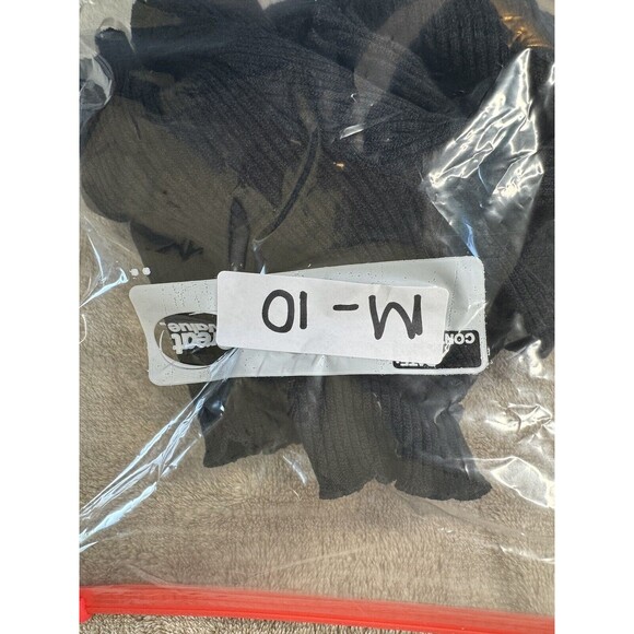 Mind Code Black Long Sleeve Off Shoulder Crop Top Size L - Picture 10 of 10